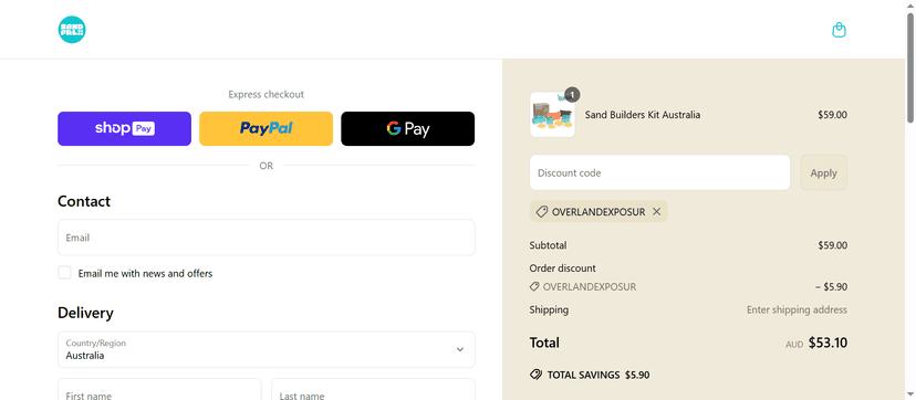Sand Pal Coupon Code - Enjoy 15% Off at Checkout